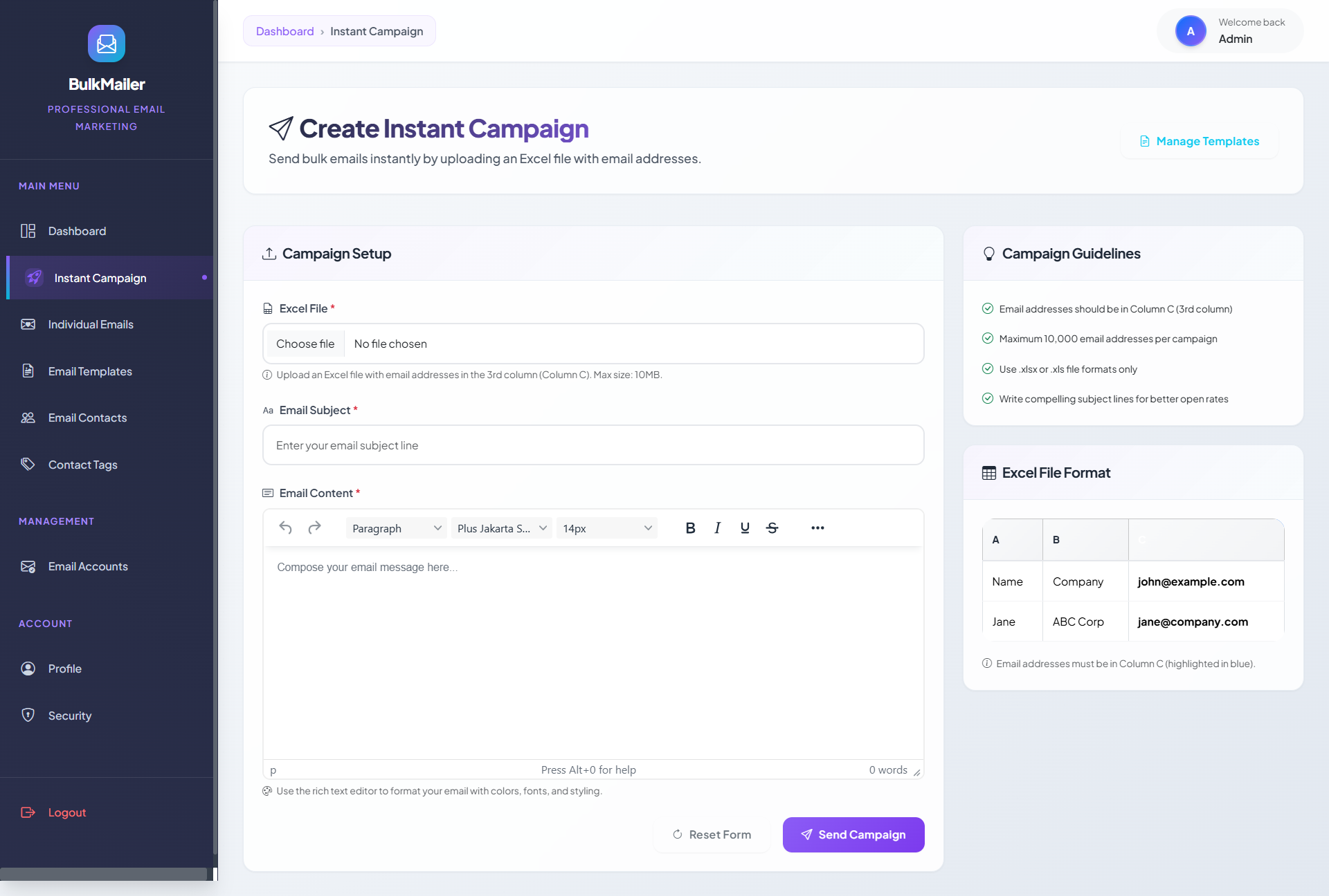 Bulk Email Sender